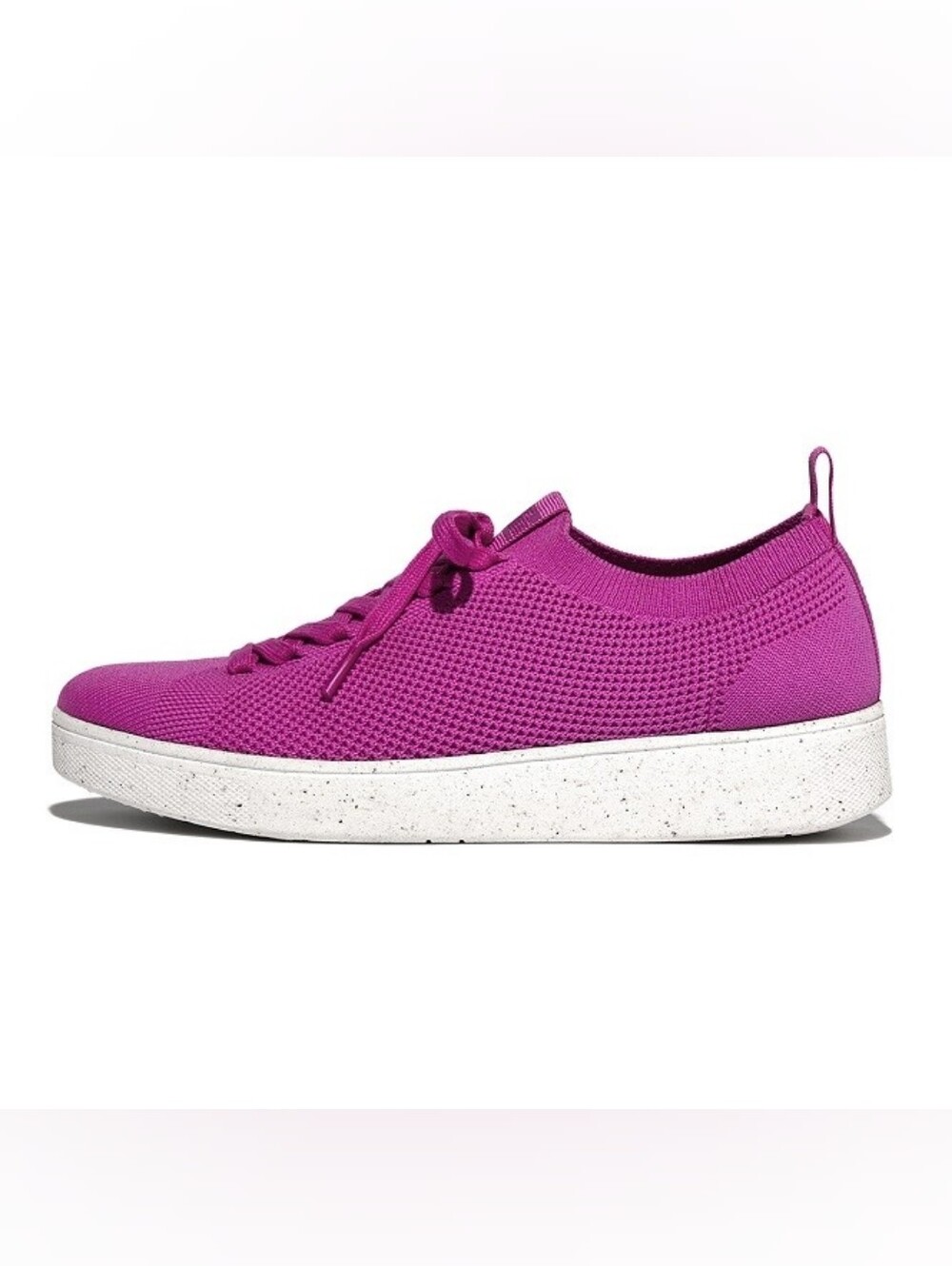 FitFlop Women Rally Sneaker Knit Miami Violet Magenta Pink Sz 10 New $115